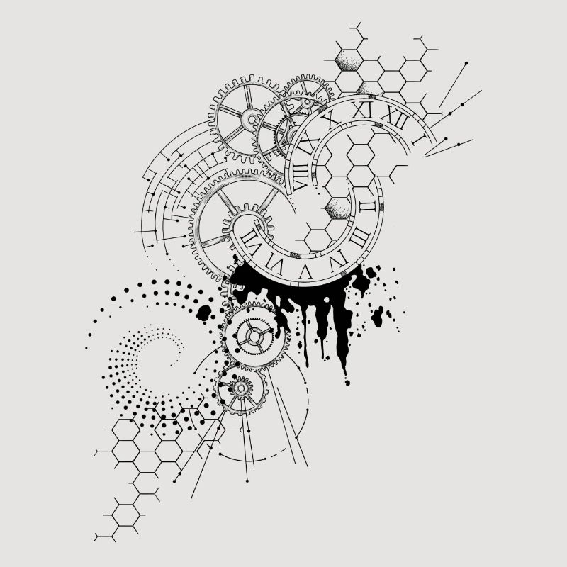 Time Compass Clock Chart