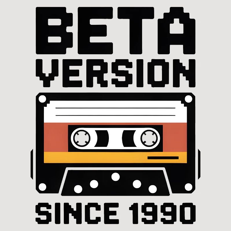 Conception d’impression de cassette rétro