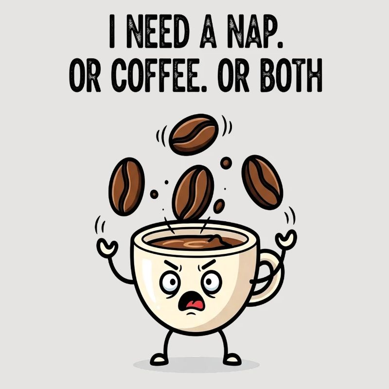 Nickerchen oder Kaffeetassen-Stimmung