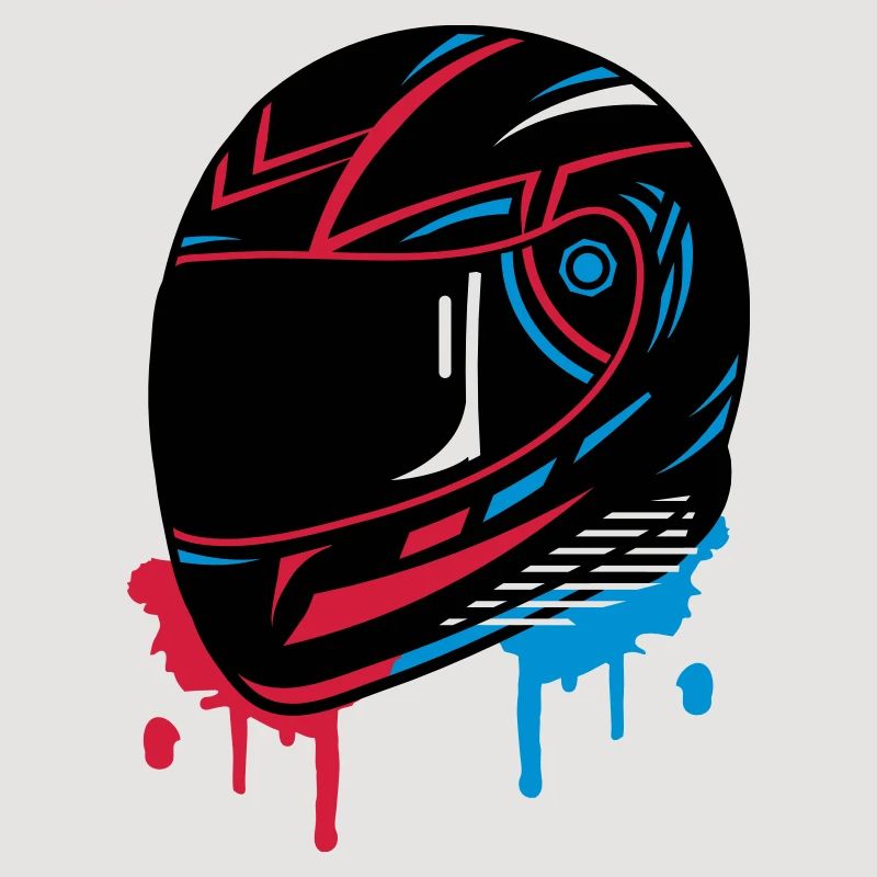 Motorcycle helmet Graffiti