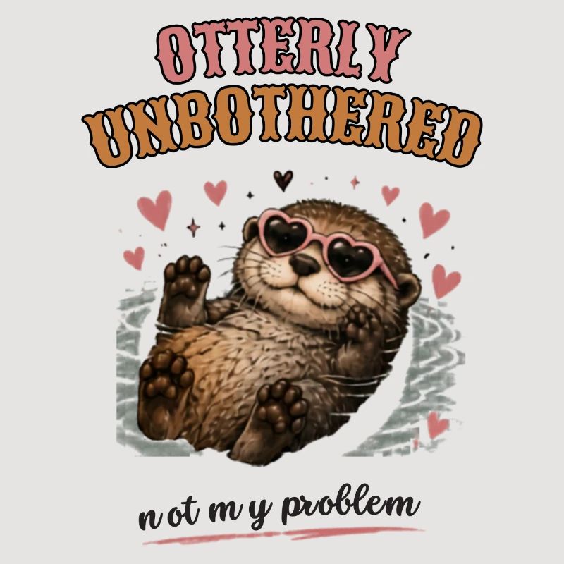 Otterly Unbothered Not My Problem