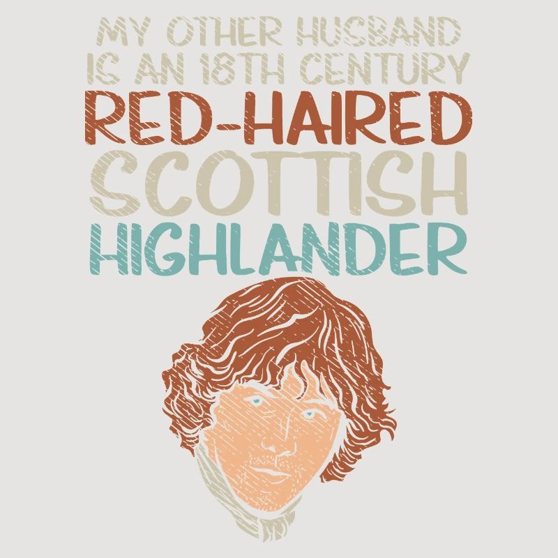 Red-Haired Scottish Highlander Husband Design