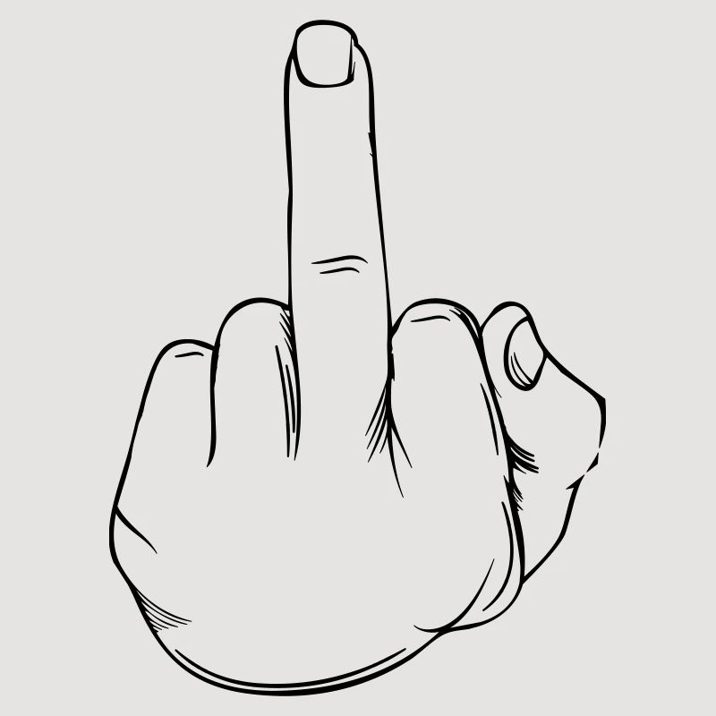 Mittelfinger Statement