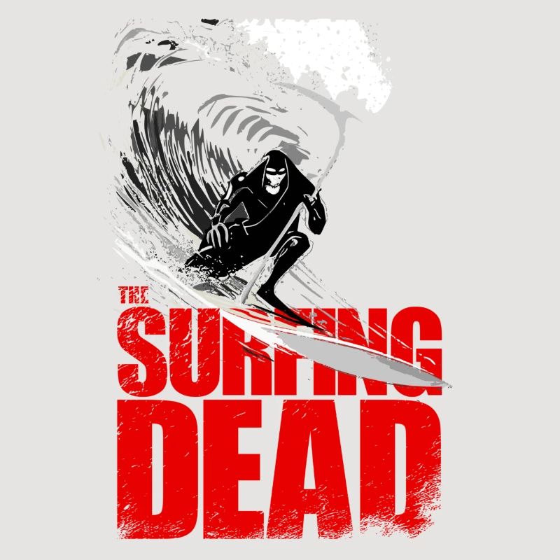 Surfing Dead Sensenmann Surfer Wave Design