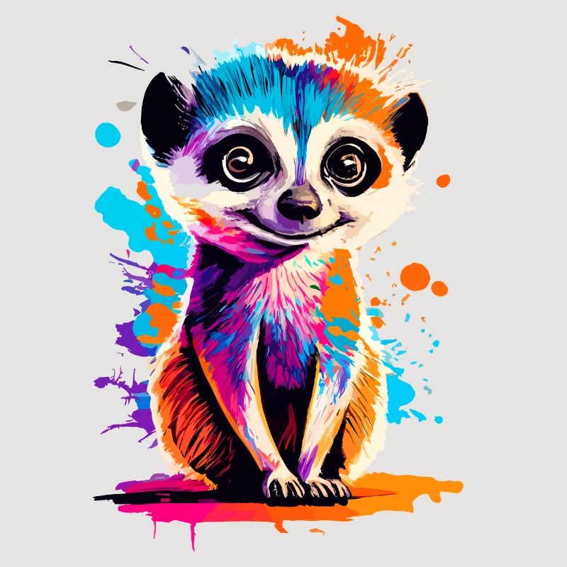 Suricate coloré - Suricate du désert