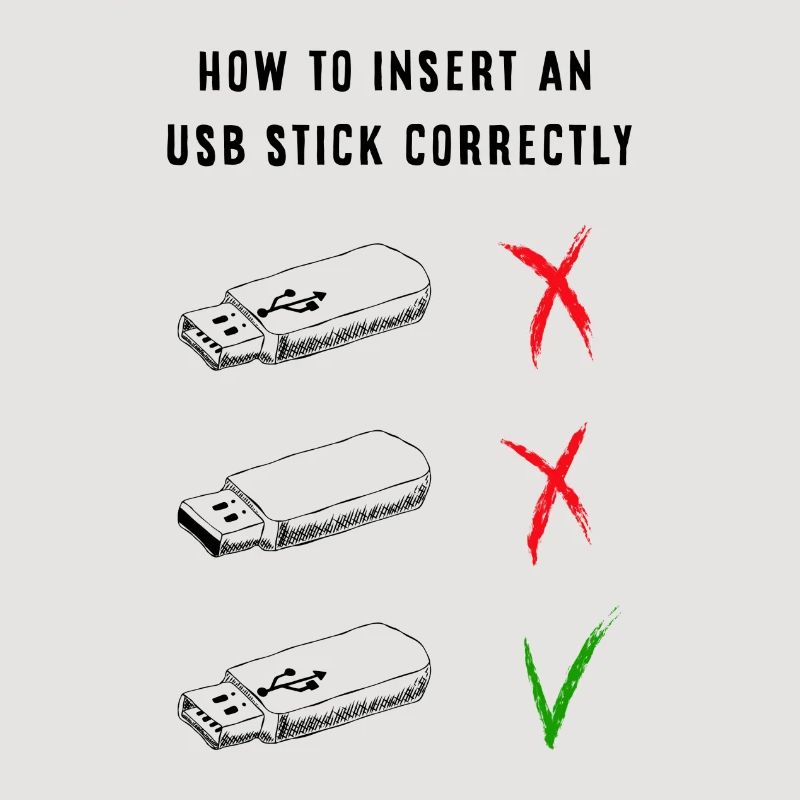 Comment insérer correctement une clé USB