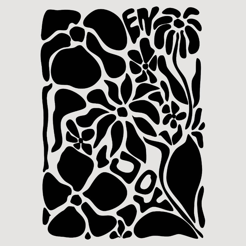 Abstrakte Blumen - Enjoy