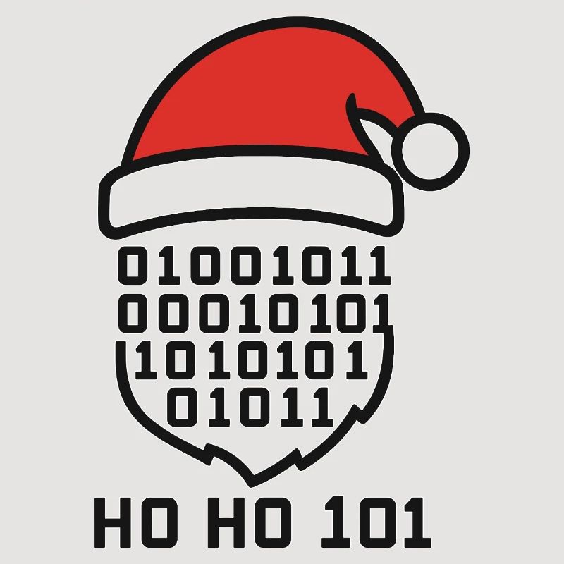Weihnachtscode mit Santa Hut