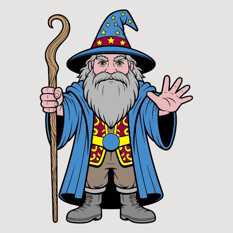 Cosmic Wizard in Starry Hat