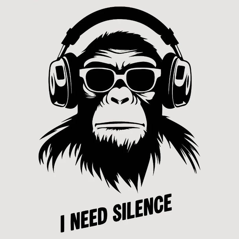 Singe et silence