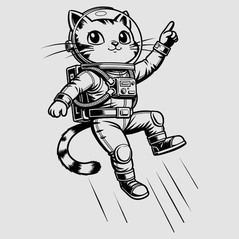 Chat astronaute