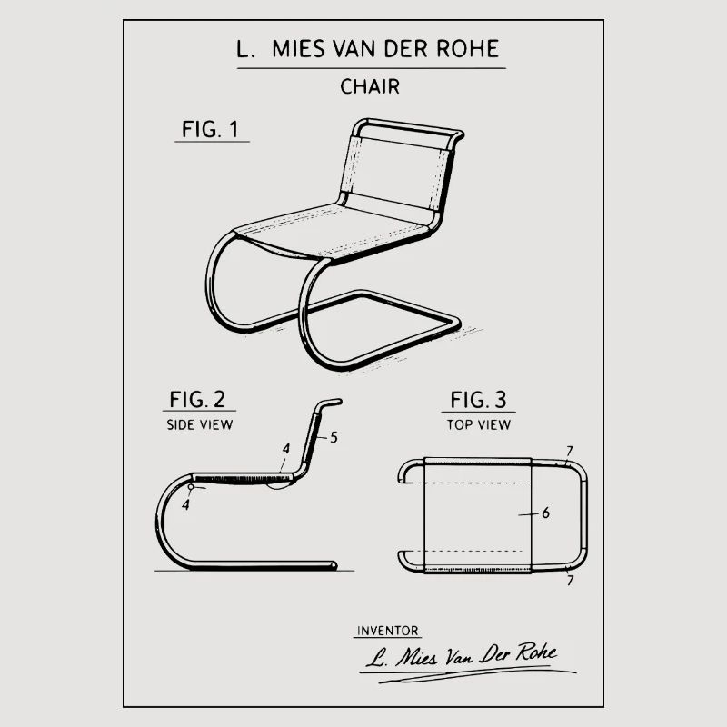 Conception moderne des chaises