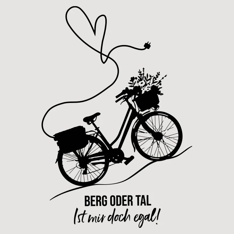ebike-Vélo-Fleurs-Cœur