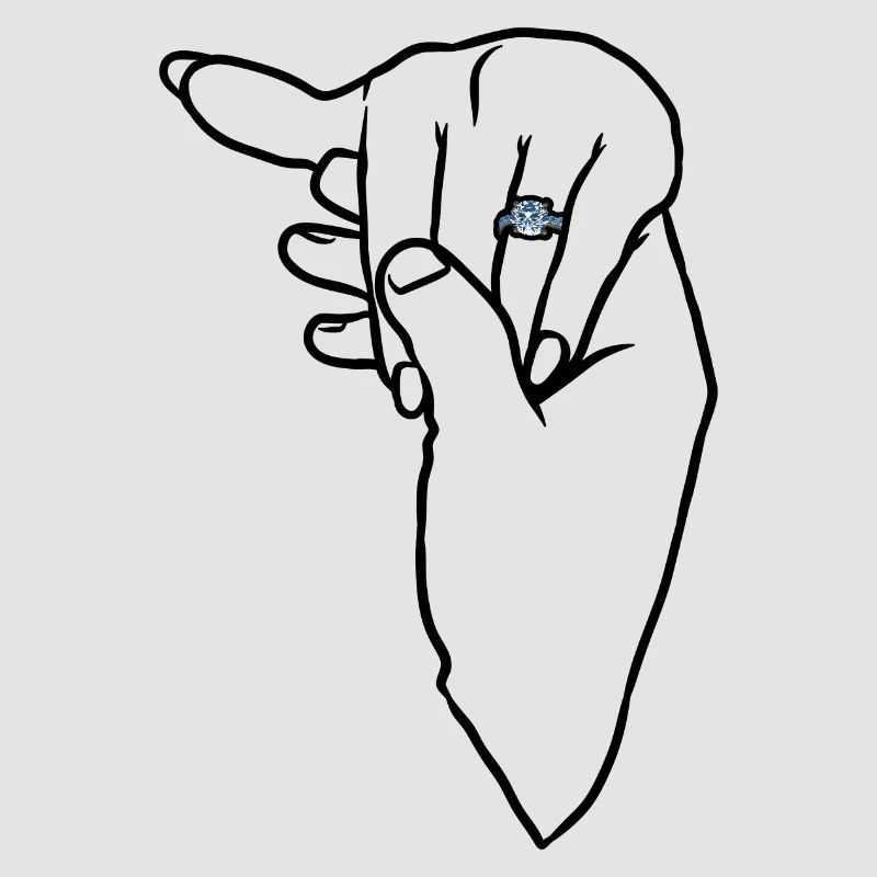 Engagement Wedding Ring Hand