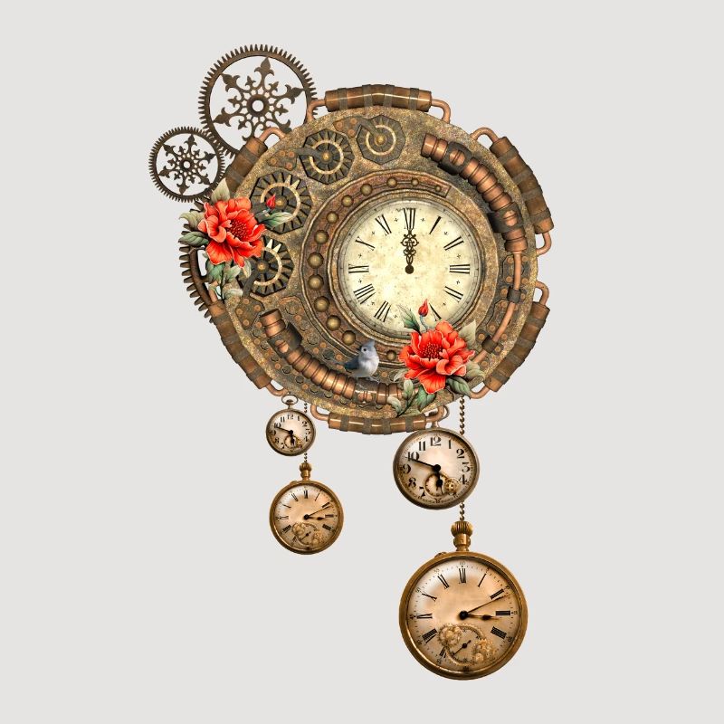 Wunderbare Steampunk-Uhr