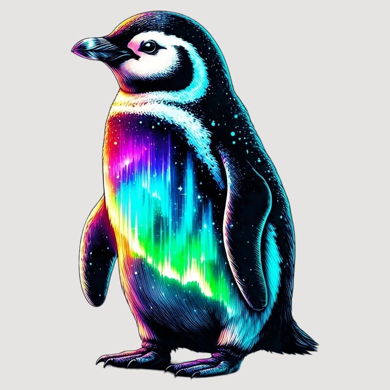 Aurora Borealis Penguin