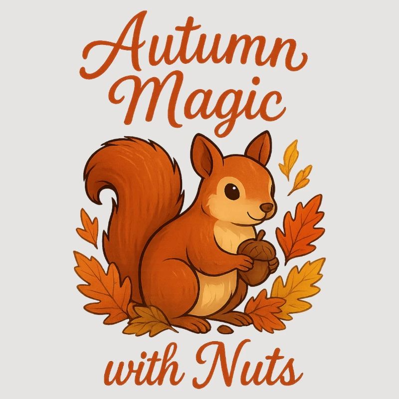  Herbstzauber mit Nüssen – Süßes Eichhörnchen