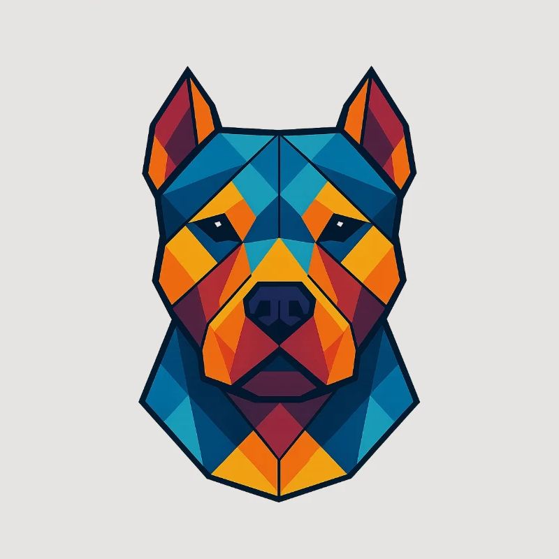 Chien | Tête de chien Impression / Impression / Design