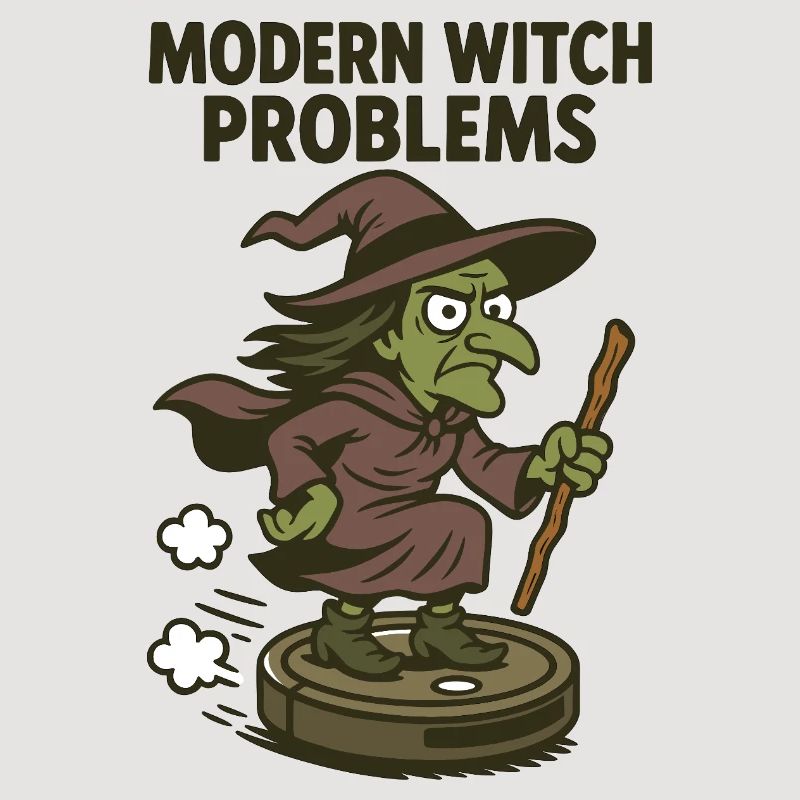 Modern Witch Problems – Lustiges Hexen Design