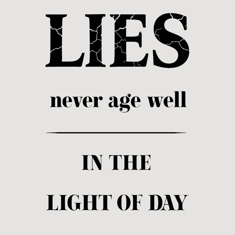 LIES – Bruchtextur Typografie