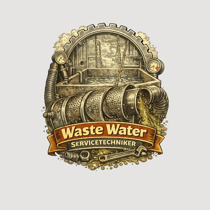 Waste Water Service-Techniker Steampunk