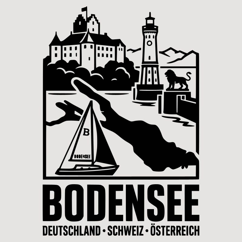 Bodensee Silhouette Wahrzeichen