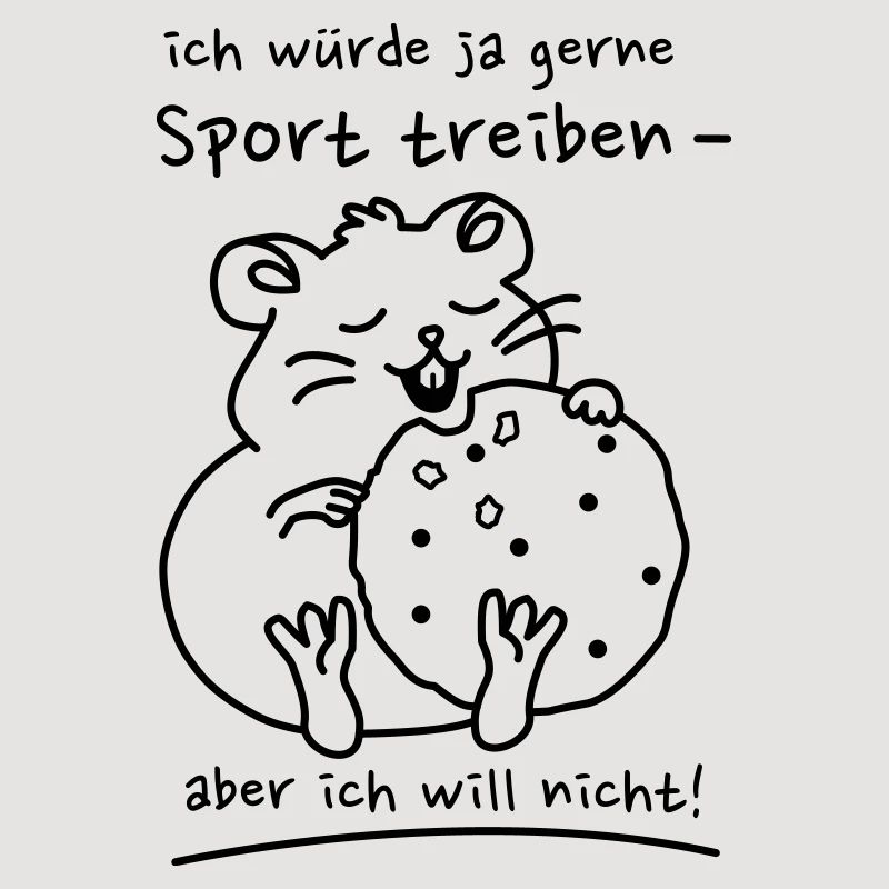 Hamster mit Keks