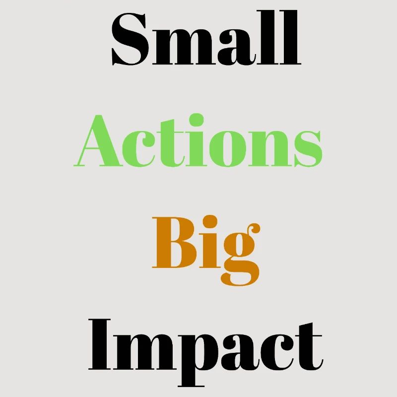 Dynamic Bold Actions Typography Design