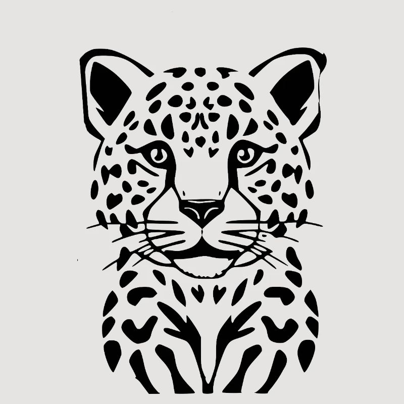 Leopard schwarz schwarzer Leopard