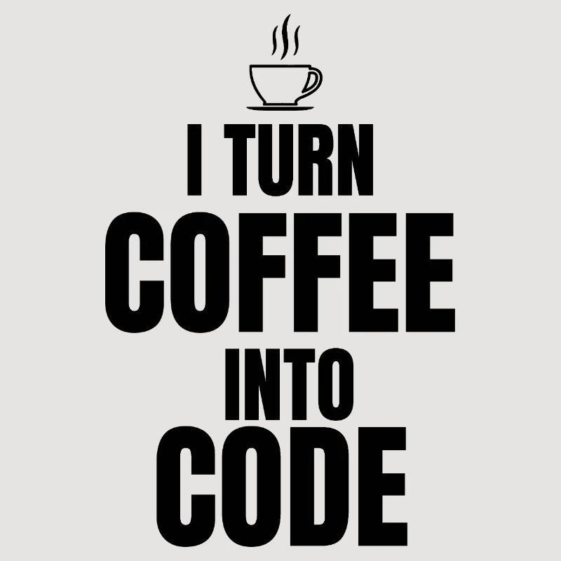 Je transforme le café en code