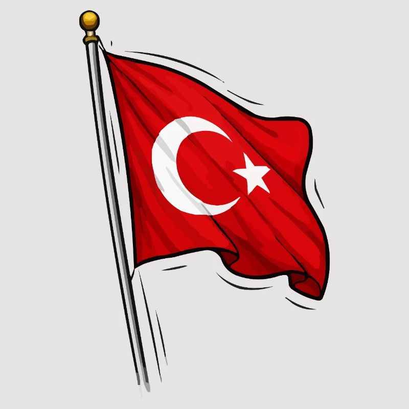Drapeau de la Turquie