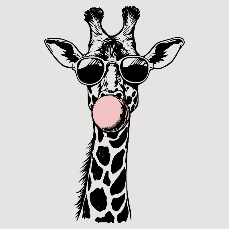 Cool Giraffe Bubble Vibes