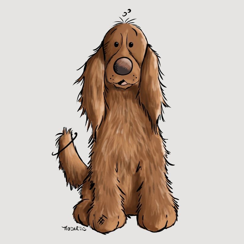 Cocker Spaniel mach Sitz