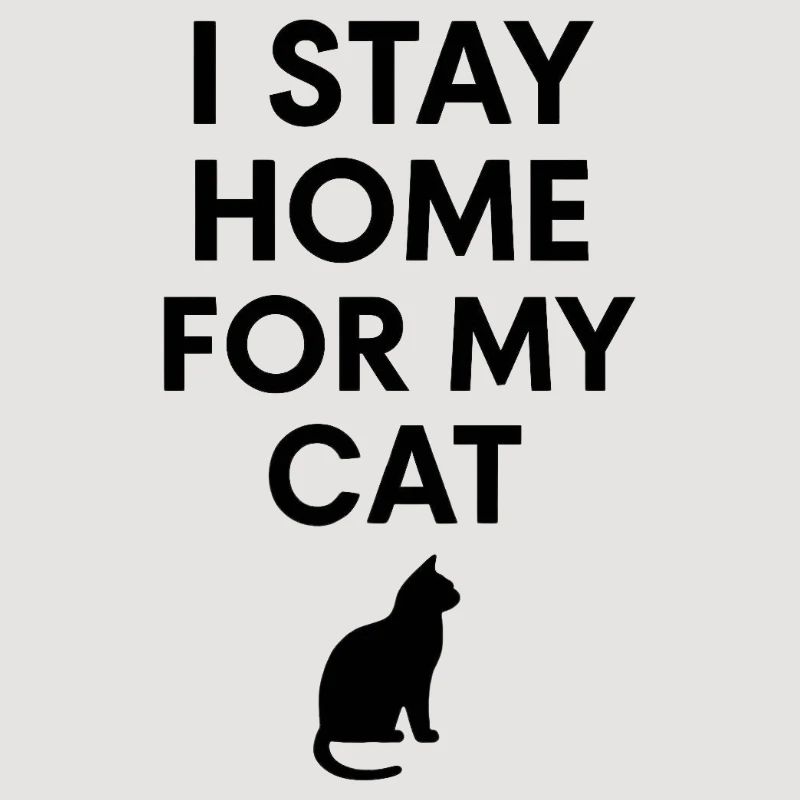 Je reste à la maison pour mon chat