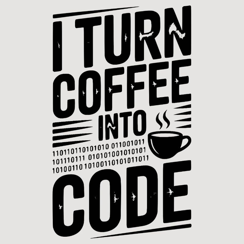 Je transforme le café en code