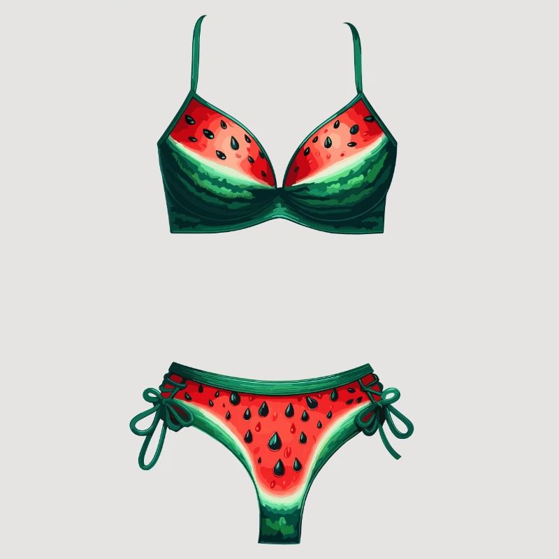 Chemise de bikini pastèque Cadeau pastèque