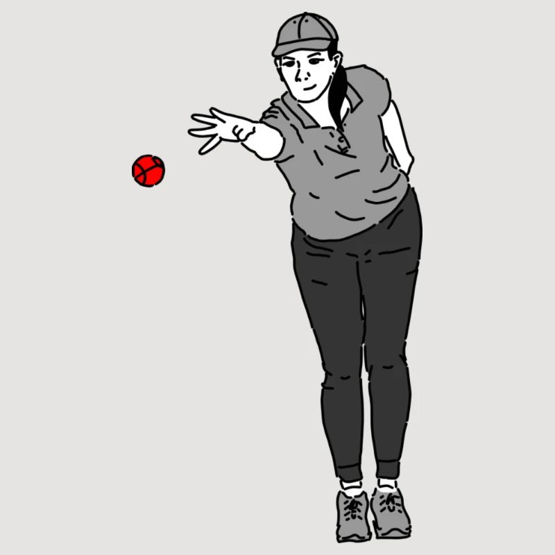 Petanque player