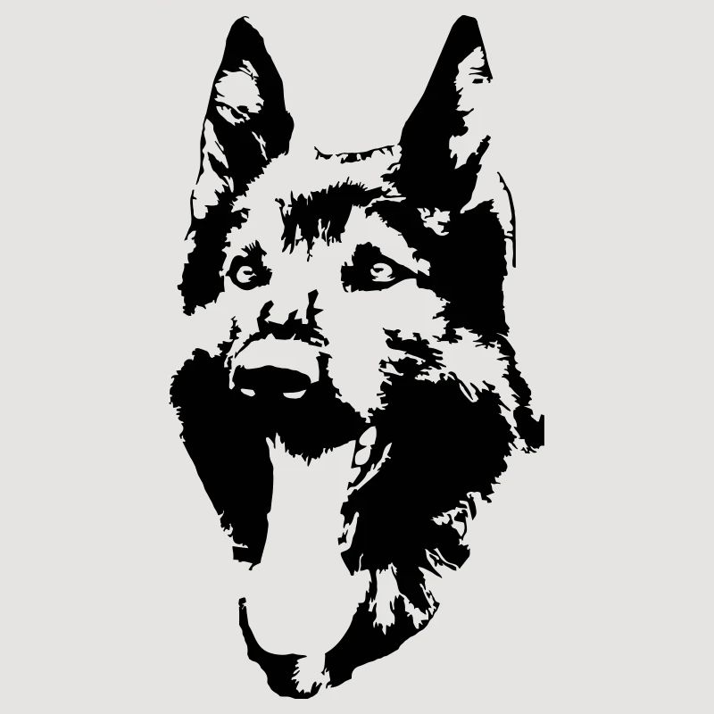 Deutscher Schäferhund Kopf