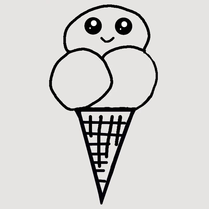 Eis Eiswaffel Eistüte Eiscreme Eiskrem