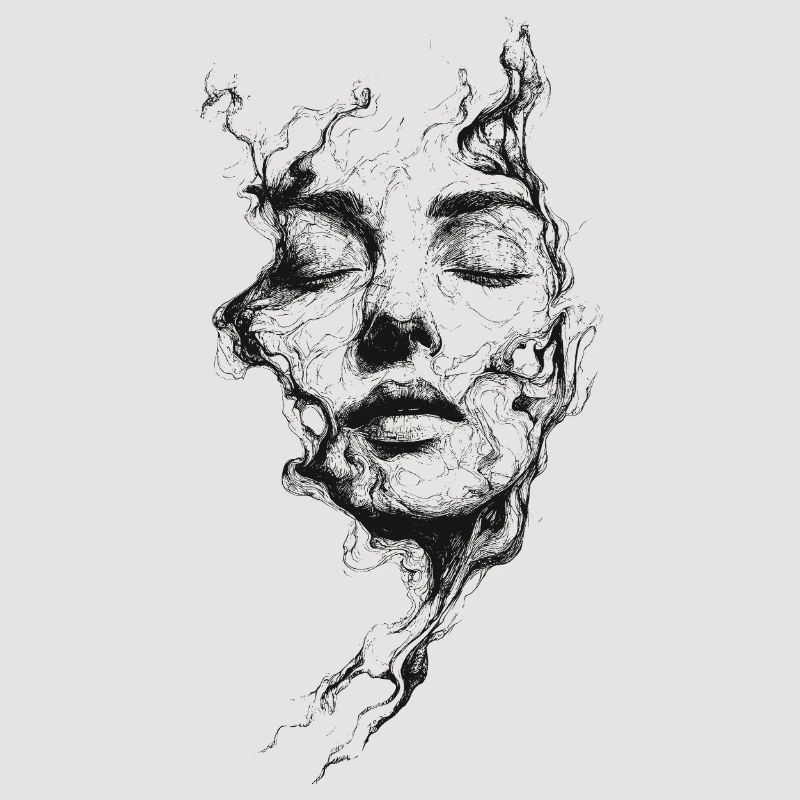 Graphisme d’art du sommeil
