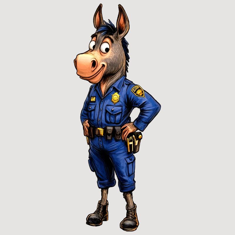 Âne policier