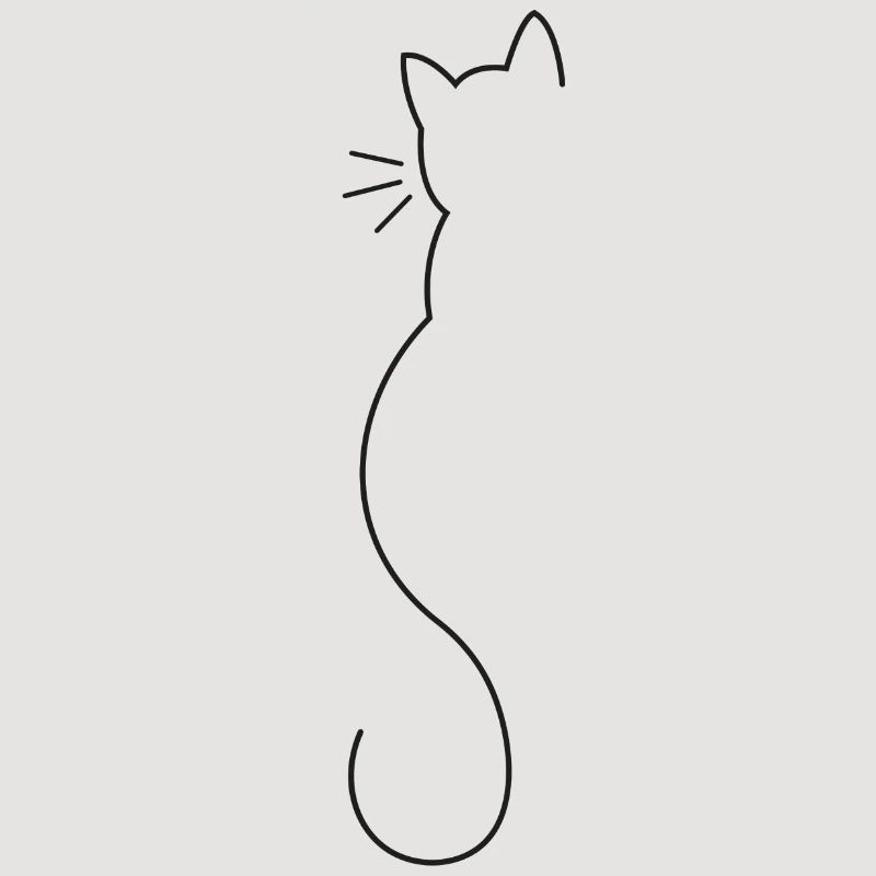 Silhouette de chats