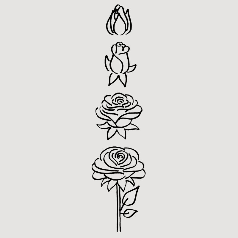 éclosion d'une fleur noire