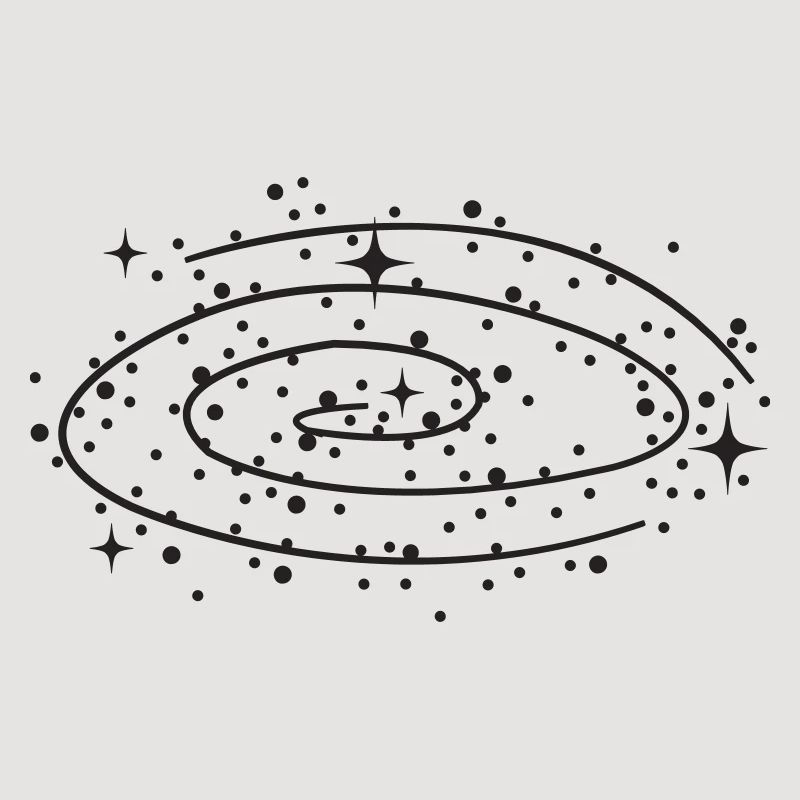Galaxy Nebula Cosmos Star Cluster Space Doodle
