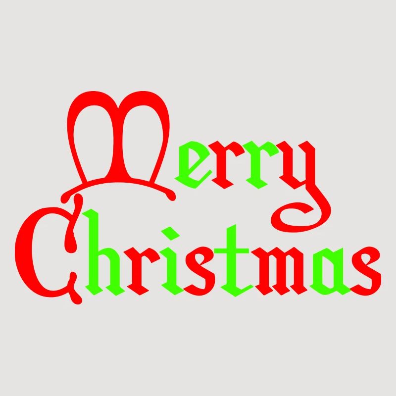 Merry Christmas Gothic Script