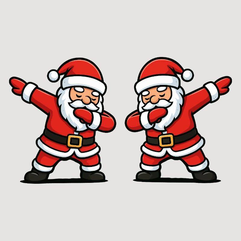Santa Dab Dancing Comic