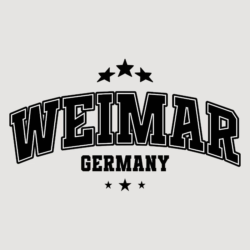 Weimar Varsity Lettering Souvenier