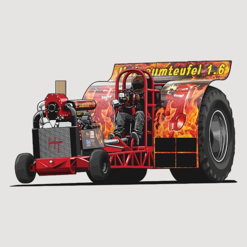 Tractor Pulling // Illustration