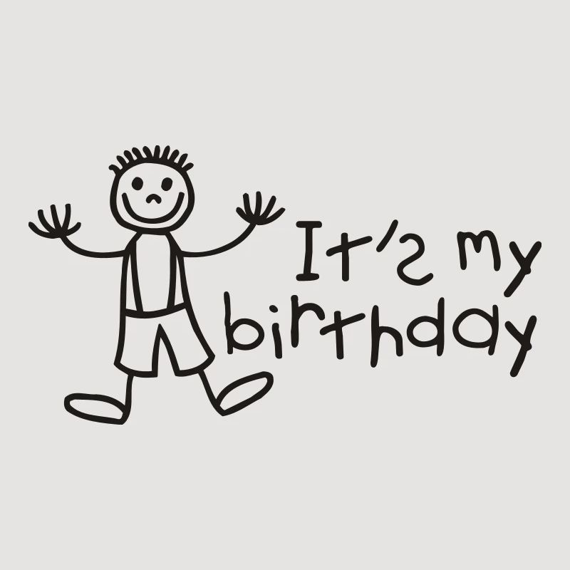 C'est mon anniversaire - Garçon