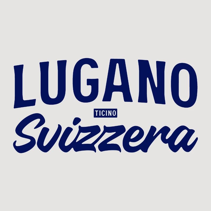 Lugano Svizzera Script Design